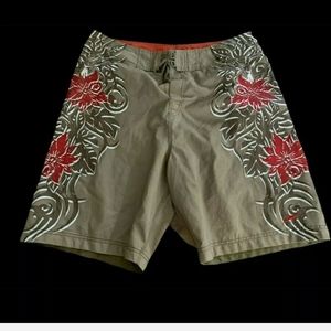 Speedo's men's 36 tropical swim trunks
